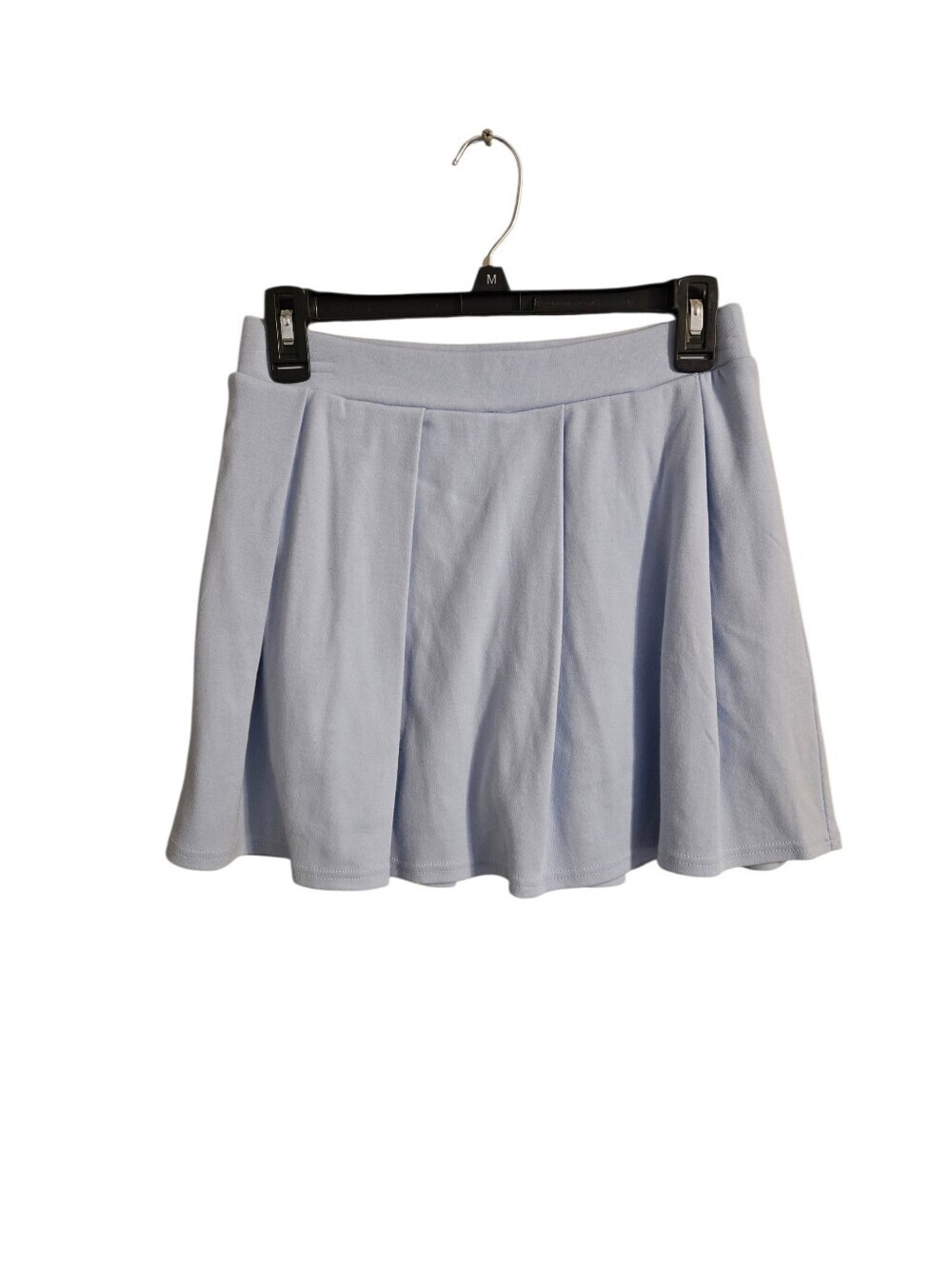 SO Blue Mini Skort, Size Medium, Pleated Stretchy Golf Tennis Cheer, Preppy Y2k